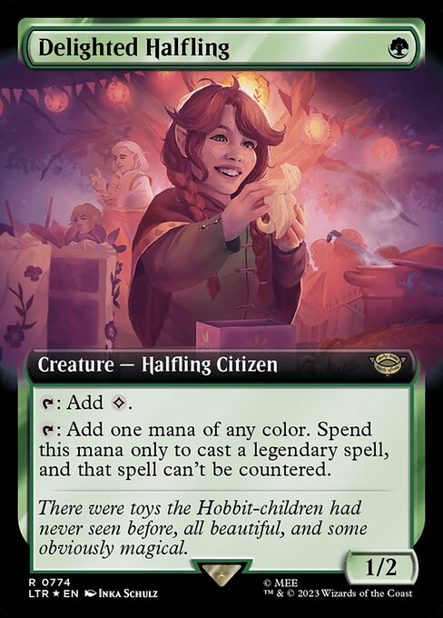 Delighted Halfling - The Lord of the Rings: Tales of Middle-earth