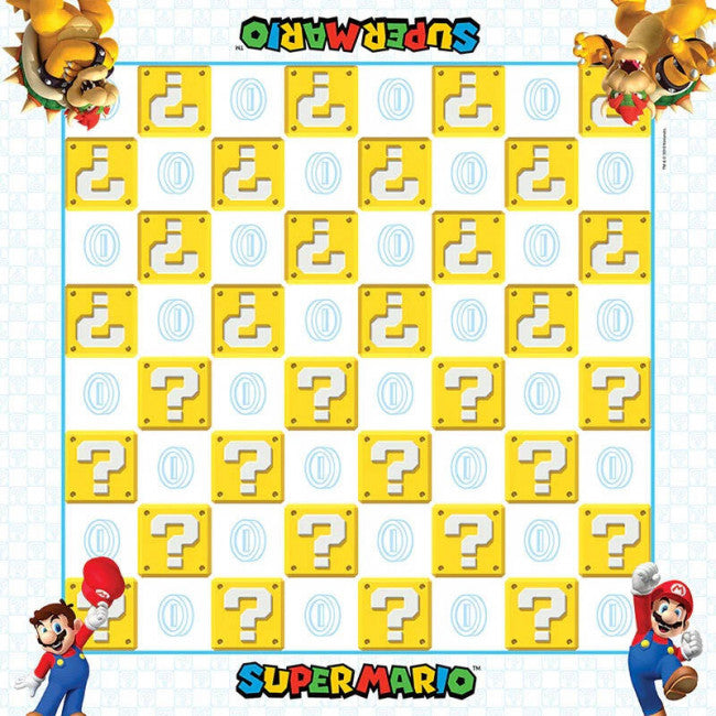 Super Mario vs Bowser Checkers & Tic Tac Toe